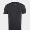 T-shirt Steel Patch Neck Black