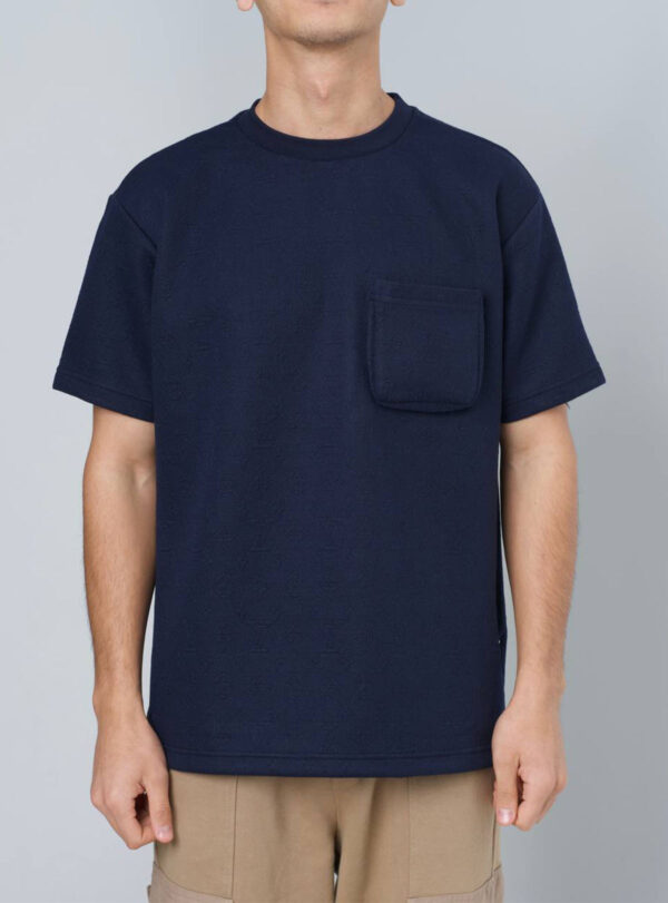 T-shirt Signature 3D Pocket Monogram navy