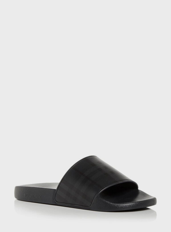 Slippers Embossed Archive Black