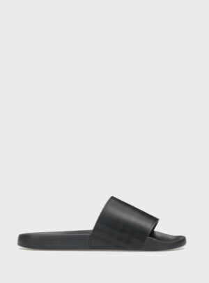 Slippers Embossed Archive Black