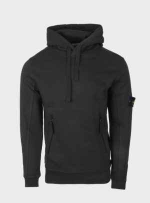 Hoodie Zipper Pocket Black