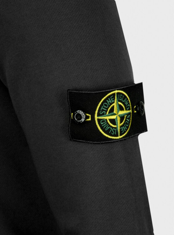 Sweater Quarter Zipper Compass Patch