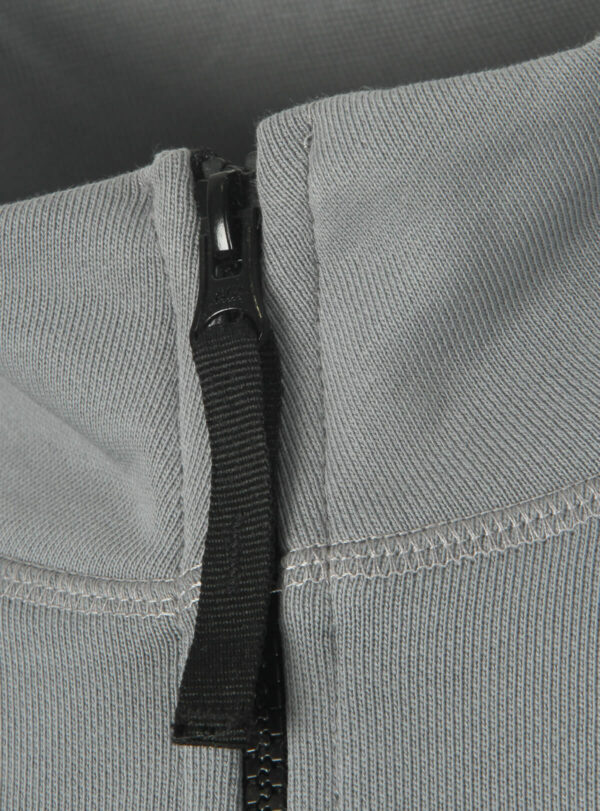 Sweater Quarter Zipper Compass Patch