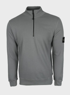 Sweater Quarter Zipper Compass Patch