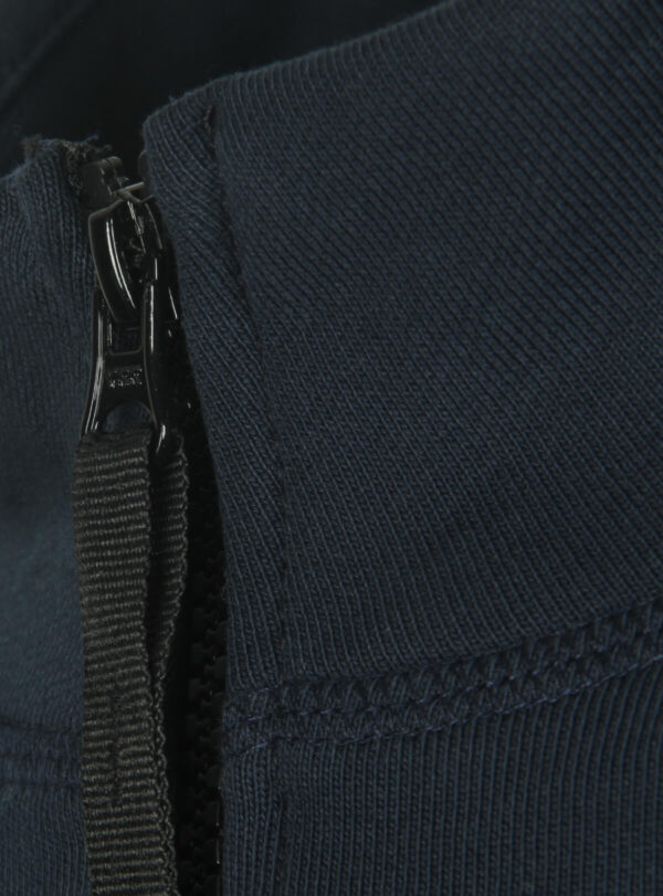 Sweater Quarter Zipper Compass Patch