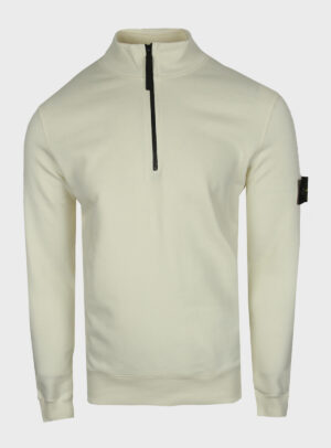 Sweater Quarter Zipper Compass Patch