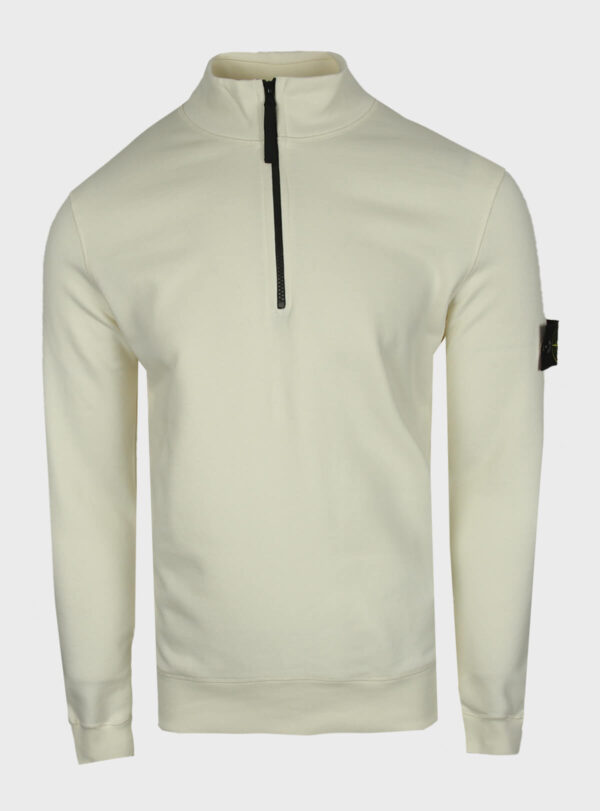 Sweater Quarter Zipper Compass Patch