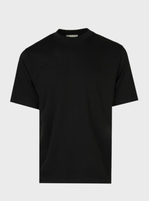 T-Shirt Heart Chest Black Logo