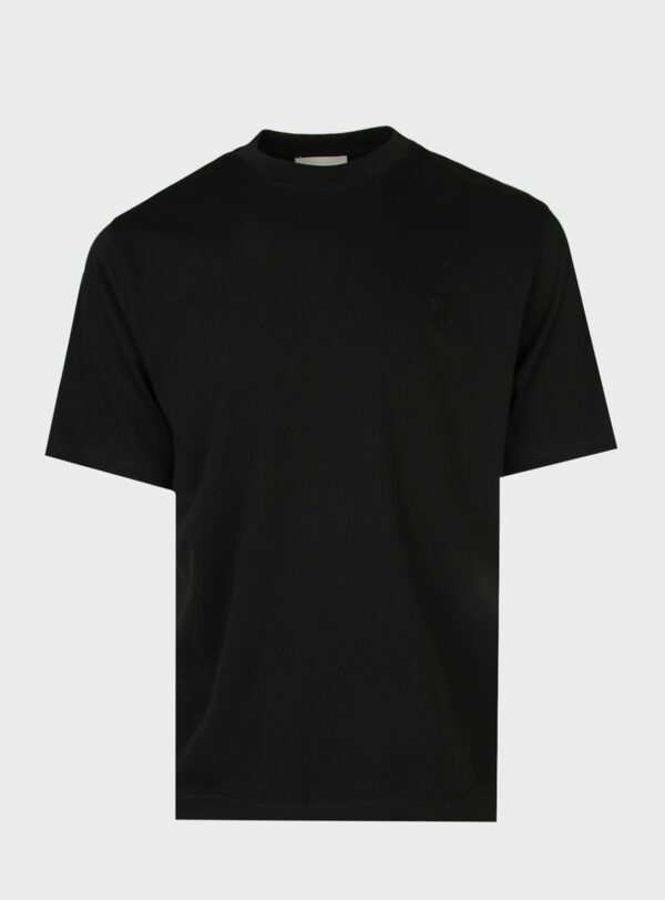 T-Shirt Heart Chest Black Logo