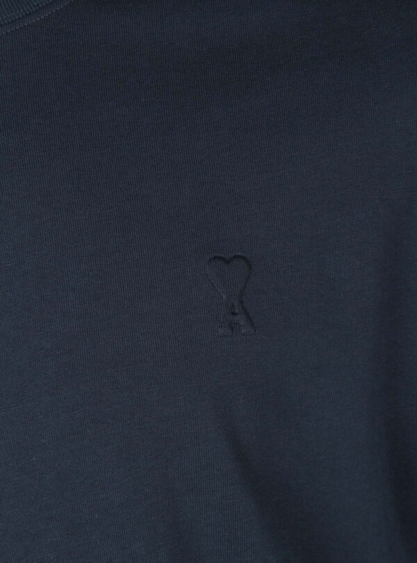 T-Shirt Heart Chest Logo Navy