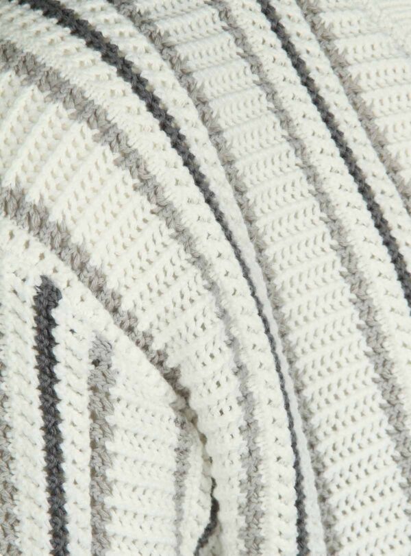 T-shirt Striped Crochet-Knit