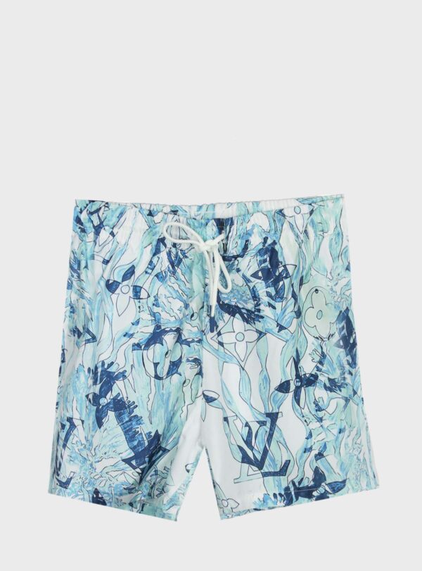 Swimshort Watercolor Monogram