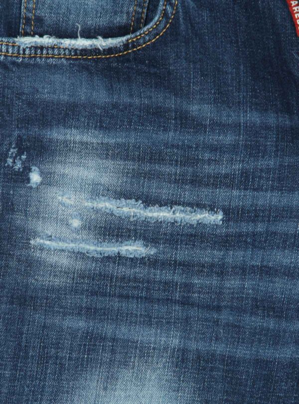 Denim Short Black Patch