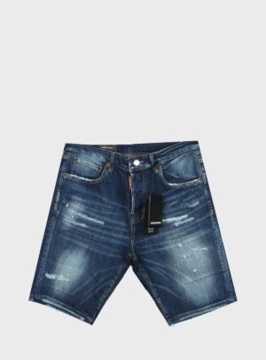 Denim Short Black Patch