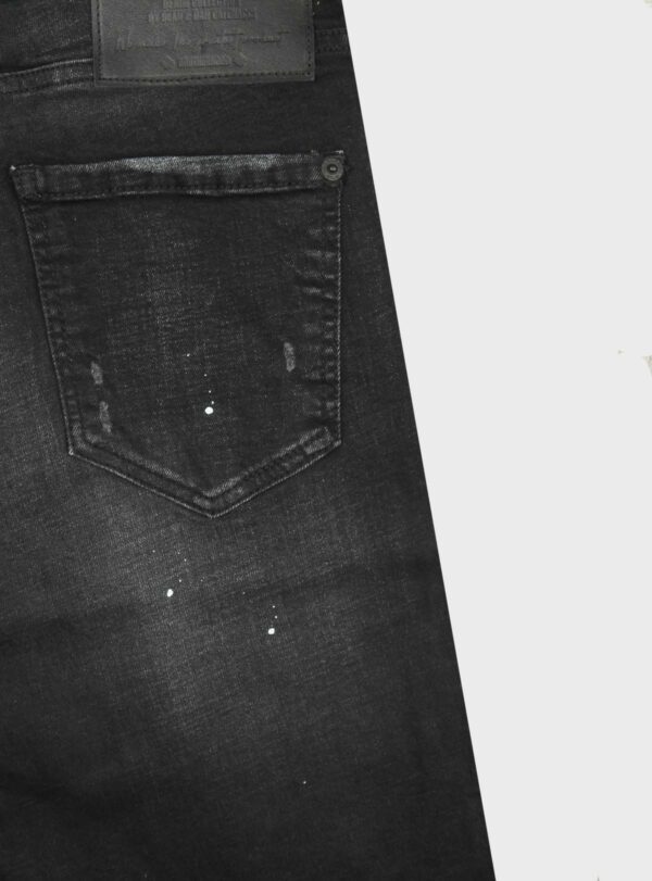 Denim Short DSQ Black on Patch