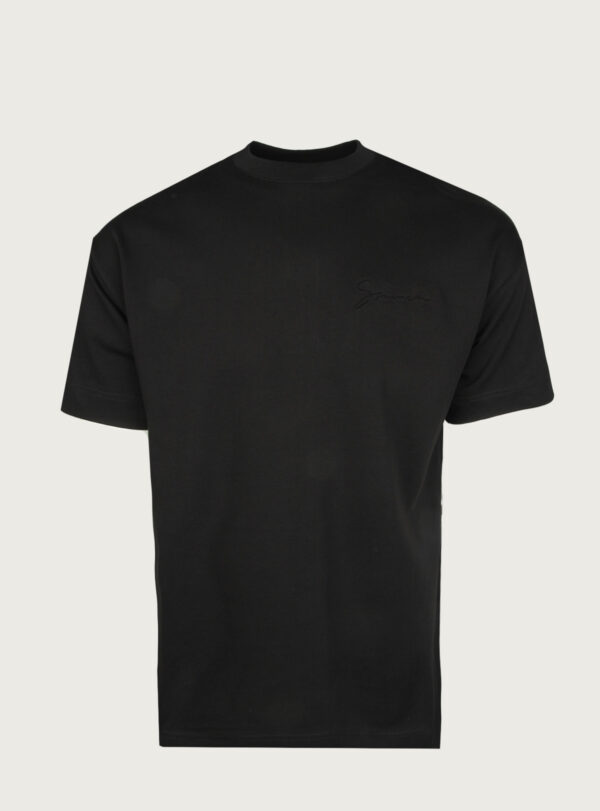 T-shirt Embossed Logo Black
