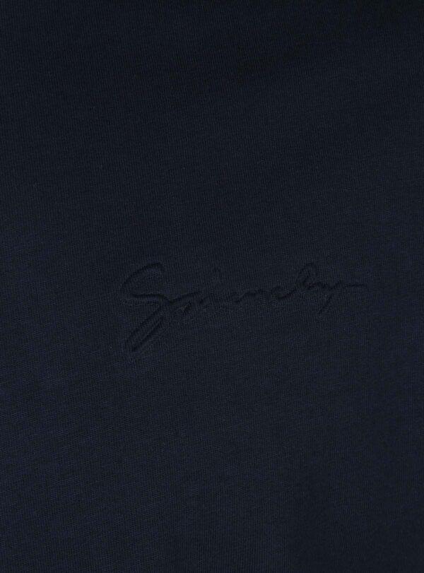 T-shirt Embossed Logo Navy