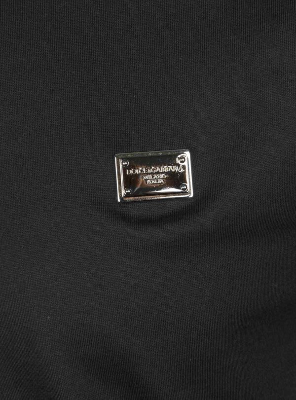 T-shirt Steel Logo Plaque Black