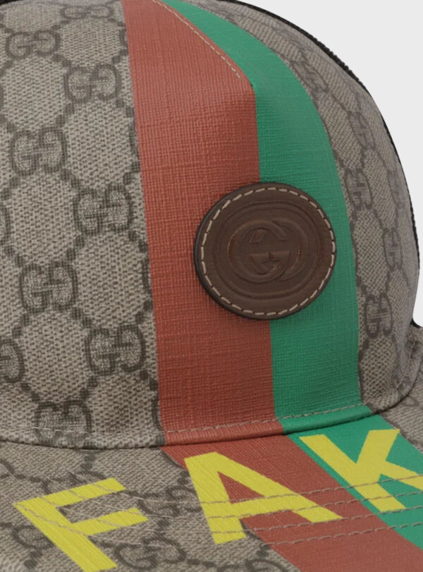 Cap Baseball GG Canvas Not Fake