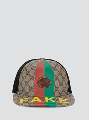 Cap Baseball GG Canvas Not Fake