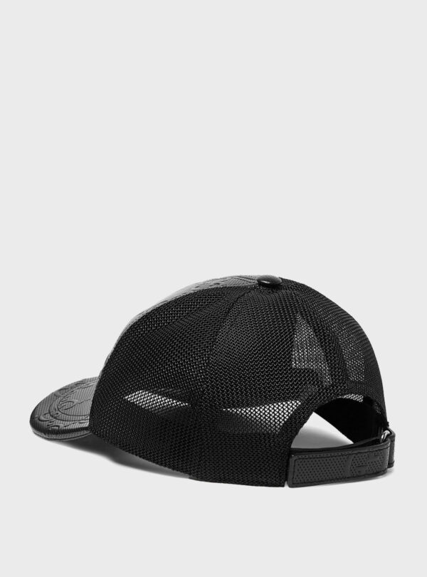 Cap Baseball Leather GG Canvas