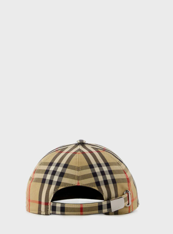 Cap Icon Monogram Check
