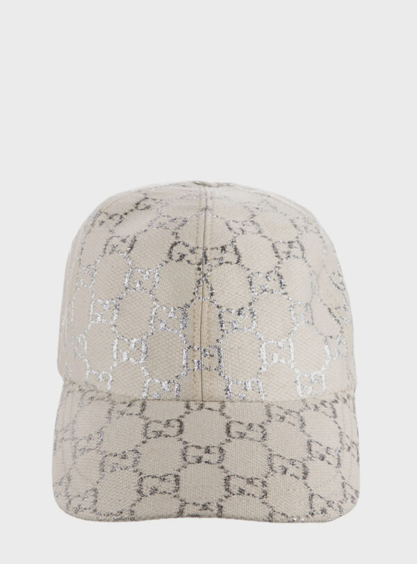 Cap GG Monogram White