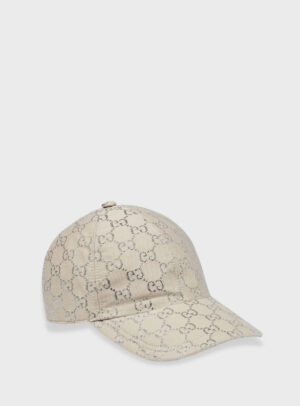 Cap GG Monogram White
