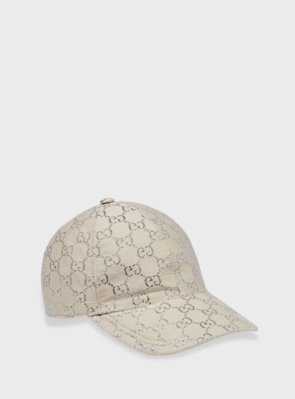 Cap GG Monogram White