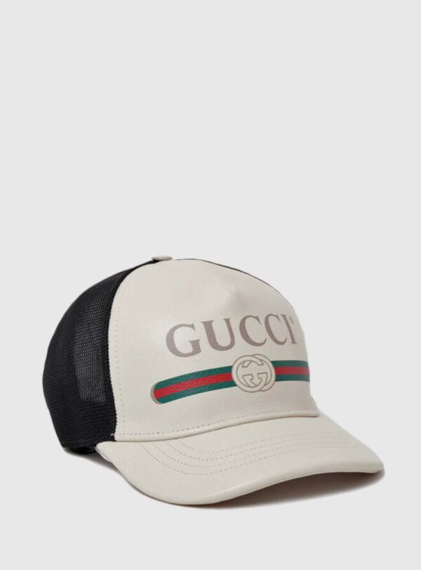 Cap Baseball Vintage Leather Logo