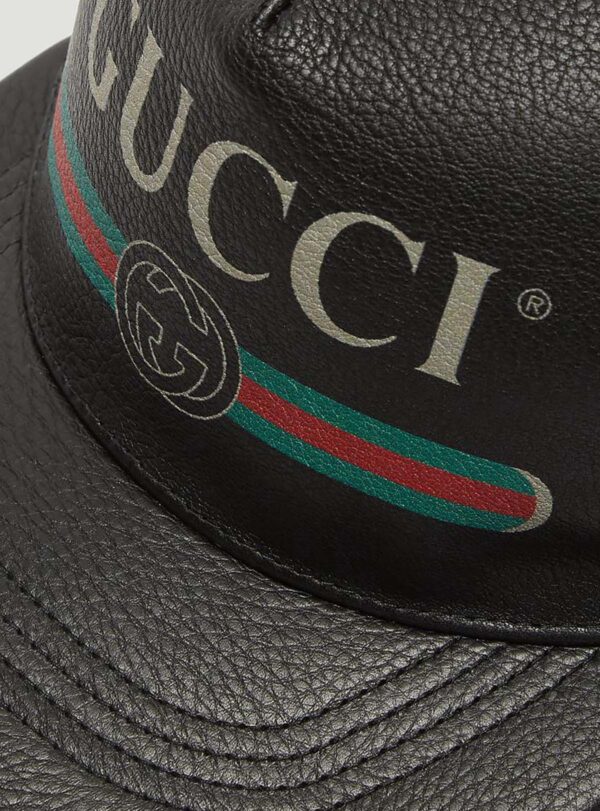 Cap Baseball Vintage Leather Logo