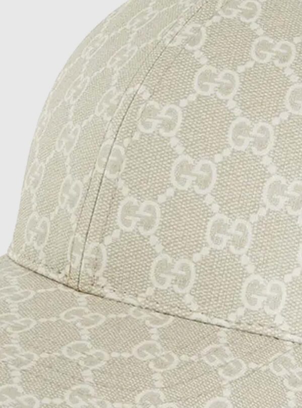 Cap Baseball GG Monogram White