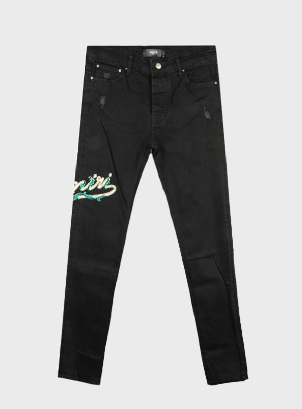 Jeans Baroque Varsity Logo