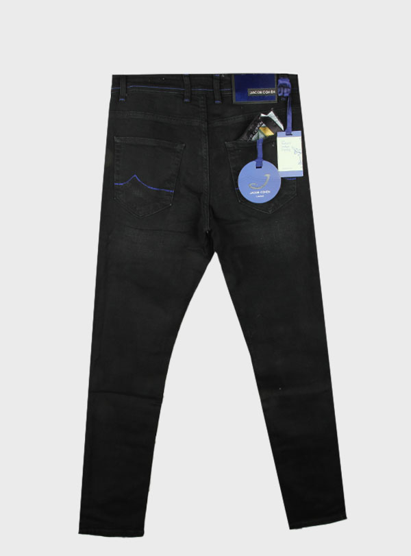 Jeans Black Patch