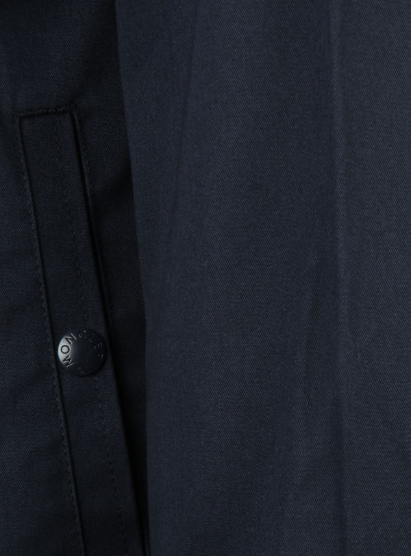 Jacket Gabardine Zip-Up Navy