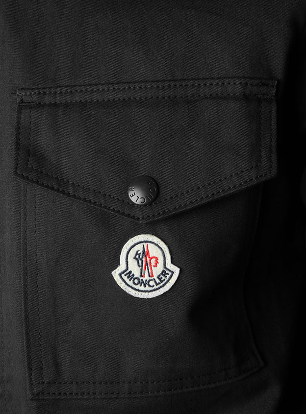 Jacket Gabardine Zip-Up Black