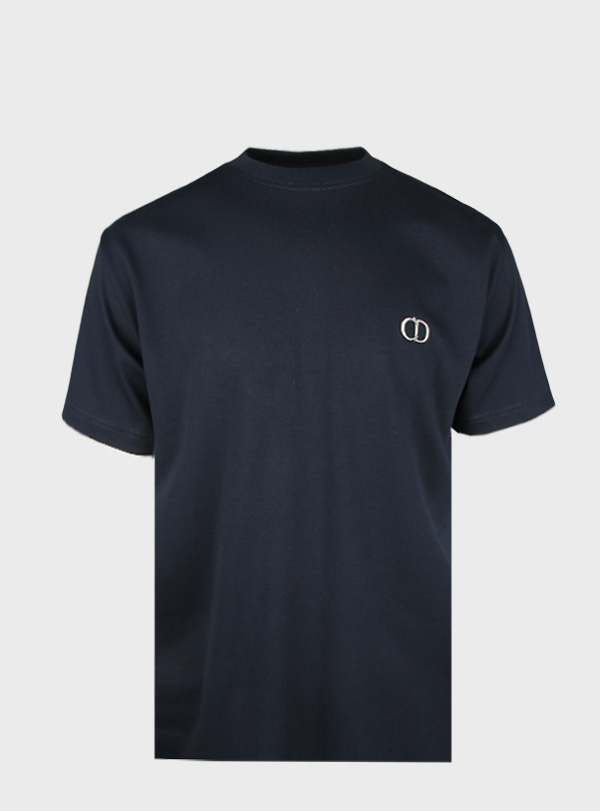 T-shirt Small CD Icon Navy Blue