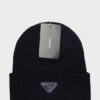 Beanie Triangle Logo Patch Navy Blue