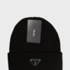 Beanie Triangle Logo Patch Black