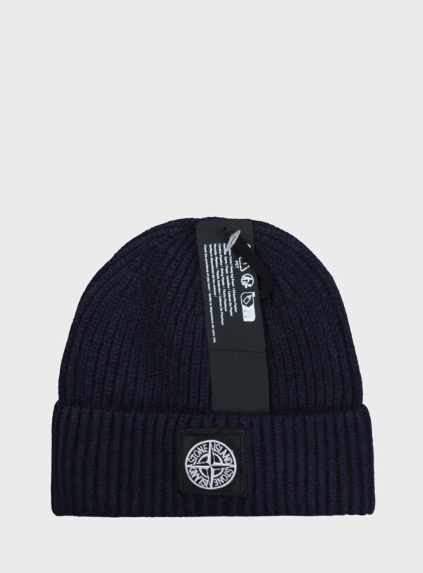Beanie Compass Patch Navy Blue