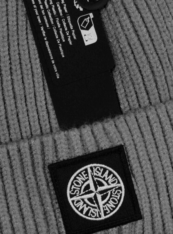 Beanie Compass Patch Grey