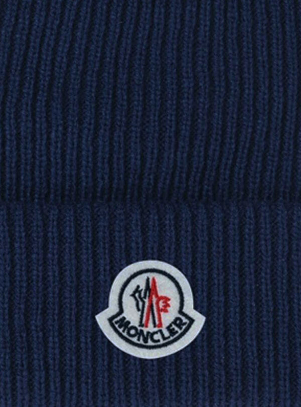 Beanie Logo Applique Navy