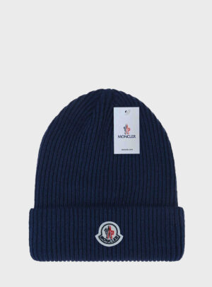 Beanie Logo Applique Navy
