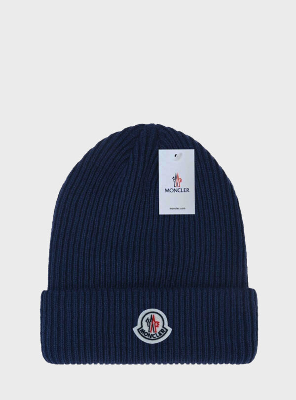 Beanie Logo Applique Navy