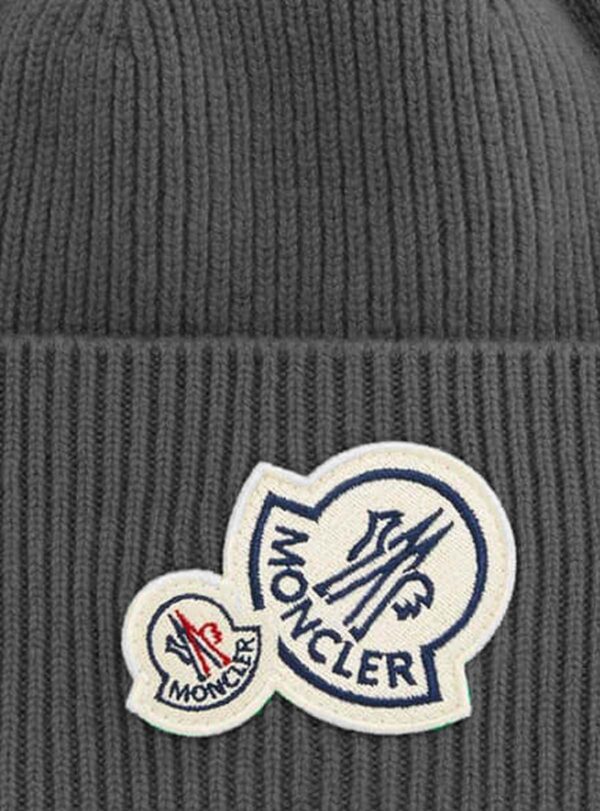 Beanie Double Logo Patch