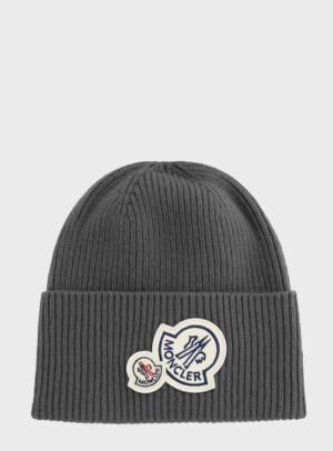 Beanie Double Logo Patch