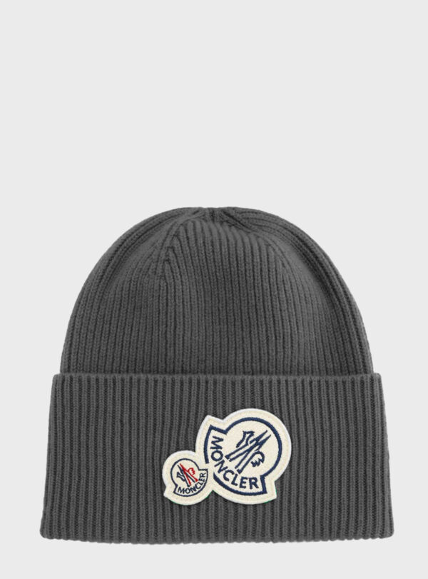 Beanie Double Logo Patch