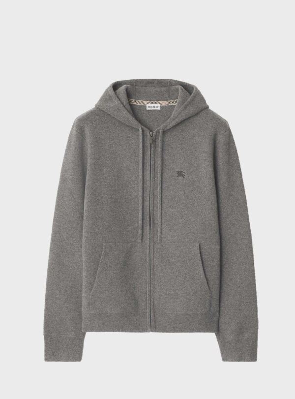 Hoodie Zipper Cashmere Blend