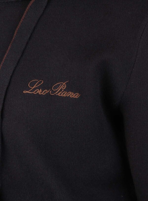 Hoodie Zipper Knit Embroidery Logo