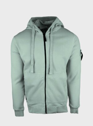 Hoodie Zipper Ghost Patch FW25